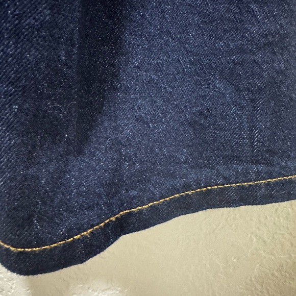 Free Assembly Dark Wash Denim Midi Skirt - Picture 7 of 7